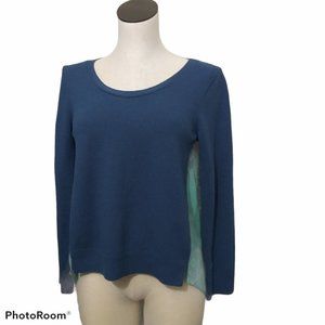 Sundance Silk and Cashmere Color Block Sweater